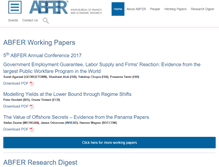 Tablet Screenshot of abfer.org